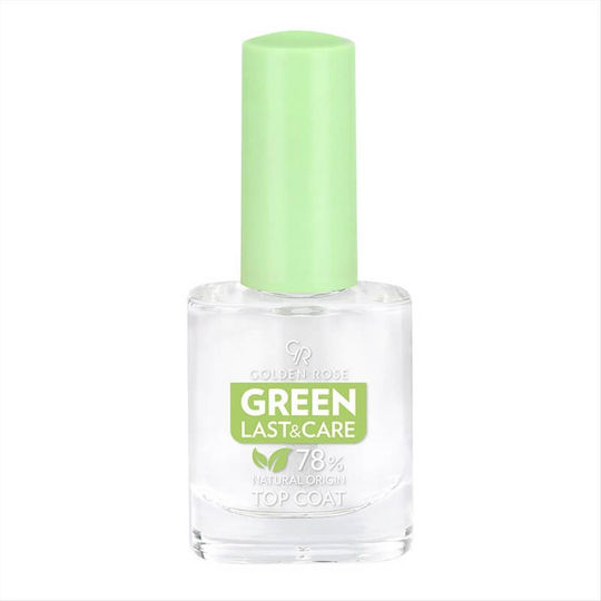 Golden Rose Green Last & Care Top Coat για Gel 10.2ml