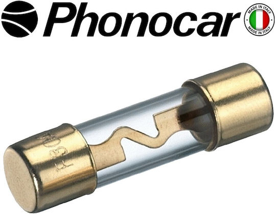 Phonocar Set Auto-Sicherungen Glas-Rundsicherungen 4Stück