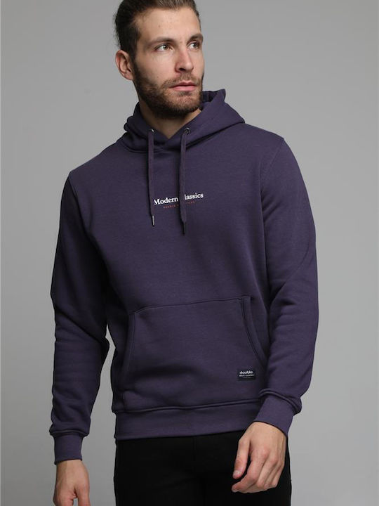 Sweatshirt mit Kapuze Lila