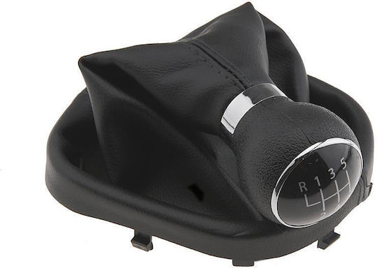 NTY Πόμολο 6 Ταχυτήτων με Φούσκα για Volkswagen Caddy / Touran 2003-2011 Μαύρο