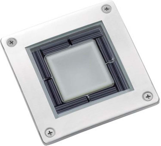 123led Ηλιακό Φωτιστικό Δαπέδου 50lm Ψυχρό Λευκό 5500K με Φωτοκύτταρο IP65