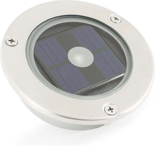 123led Ηλιακό Φωτιστικό Δαπέδου 50lm Ψυχρό Λευκό 5500K με Φωτοκύτταρο IP65