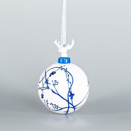 Бяла порцеланова топка 8 cm
