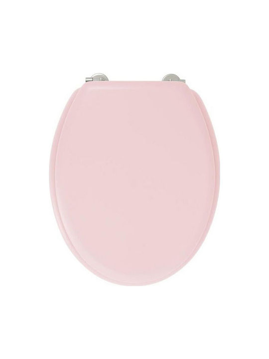 Plastic Toilet Seat Pink Gelco Dolce 46cm