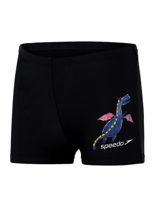 Speedo Kinder Badeanzug Badeshorts Schwarz
