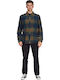 Coastline Long-sleeved Flannel Shirt Checked Real Teal