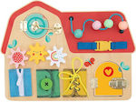 Tooky Toys Baby-Spielzeug Σπίτι Δραστηριοτήτων aus Holz für 36++ Monate