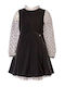 M&B Kid's Fashion Kids Dress Long Sleeve Black