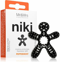 Mr & Mrs Fragrance Ανταλλακτικό Αρωματικό Αεραγωγού Αυτοκινήτου Niki Peppermint