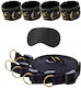 Shots Ouch Bed Bindings Restraint System Σετ για Δέσιμο στο Κρεβάτι Gold