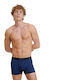 Herren Boxershorts Schwarz mit Mustern 1Packung