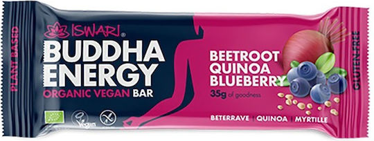 Iswari Energy Bar with Beetroot Quinoa & Blueberry 30g