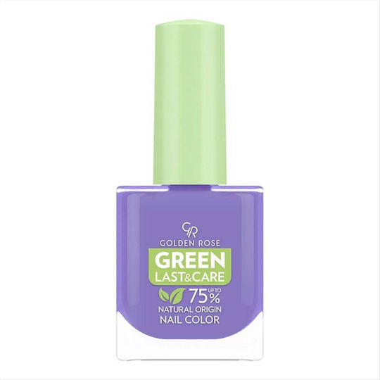 Golden Rose Green Last & Care Натурален Произход Гланцов Лак За Нокти Лилав 139 10.2мл