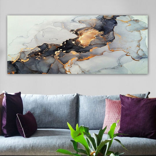 Homeplus Watercolor Πίνακας Ξύλινος 120x50cm