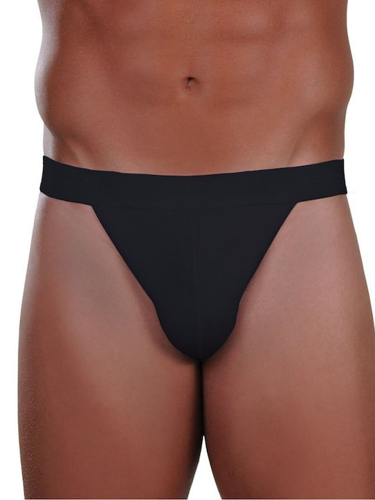Lord Σλιπ Tanga Micromodal Μαύρο