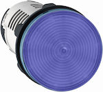 Schneider Electric LED Indicator Light Blue 24V (XB7EV06BP)