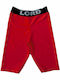 Kids Legging Cycling Short Red