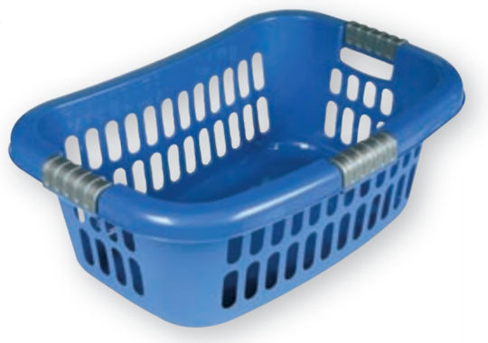 Viomes Coș de Depozitare Plastic Albastru 14lt 1buc