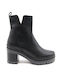 Mourtzi Damen Chelsea Stiefeletten Schwarz