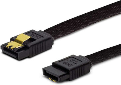 Savio 7-Pin SATA III - 7-Pin SATA III Cable 0.5m Μαύρο (GAK-06)