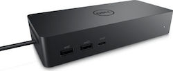 Dell UD22 Dock Docking Station with HDMI/DisplayPort 4K PD Ethernet and Support for 2 Monitors Black