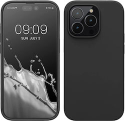 KWmobile Back Cover Σιλικόνης Μαύρο (iPhone 14 ...