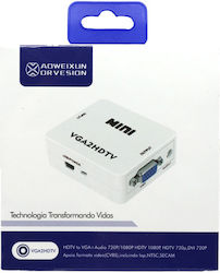 Aoweixun HDMI Female to 3.5mm / VGA Female Converter