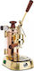 La Pavoni Professional Manual Espresso Machine 950W Pressure 0.8bar Rame Gold