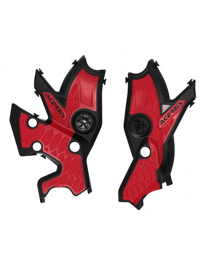 Acerbis Motorcycle Frame Protectors Yamaha Tenere 700 Red