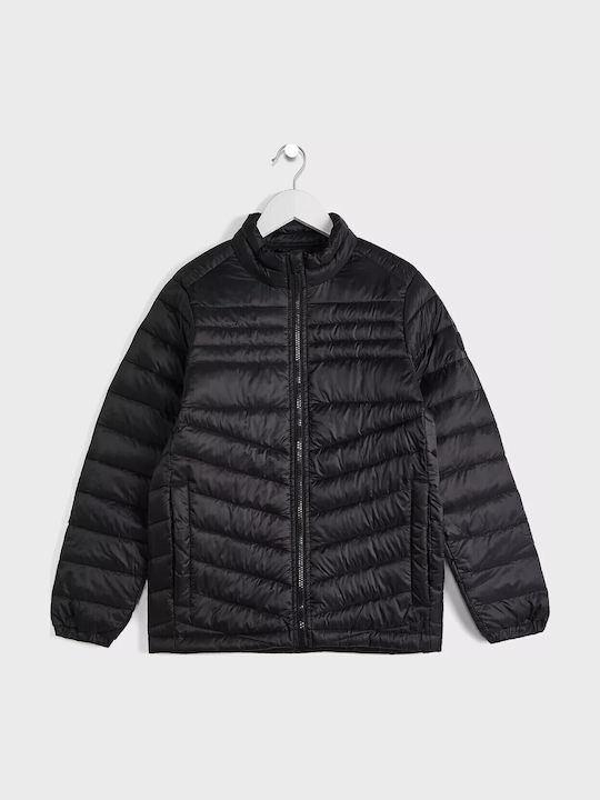Jack & Jones Детско Ватирано Късо Черно Јаке
