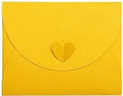 Greeting Card for Newborn 12x12cm in Yellow Color