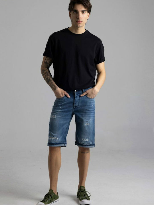 New Denim Men's Shorts Jeans Blue