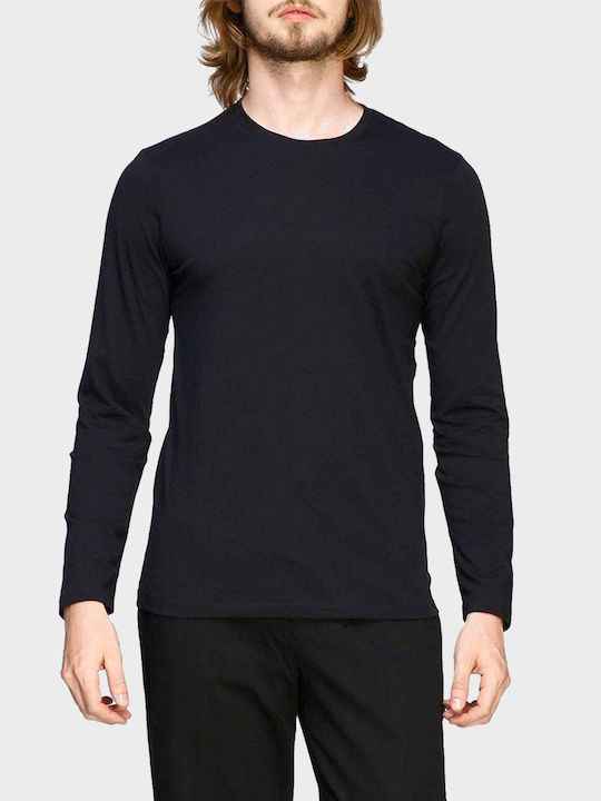 Armani Exchange Men's Long Sleeve Blouse Total Black