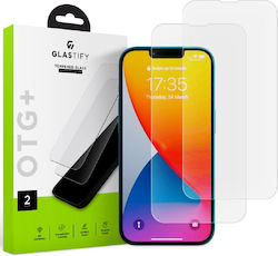 Glastify OTG+ Tempered Glass 2pcs (iPhone 14 Plus / 13 Pro Max)