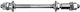 Δ0-000-064 Bicycle Wheel Axle Rear Wheel Axle