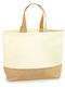 Westford Mill W452 Fabric Beach Bag Natural