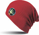 Result Beanie Männer Beanie mit Rippstrick in R...