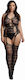 Le Désir Ciorapi Body Intreg Dantelă Suspender Bodystocking dantelă Negru