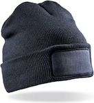 Result Knitted Beanie Cap Navy Blue