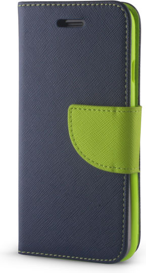 Smart Fancy Buchen Sie Synthetisches Leder Blue/Green (Realme 9i)
