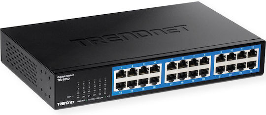 Trendnet TEG-S25D Unmanaged L2 Switch με 24 Θύρες Gigabit (1Gbps) Ethernet