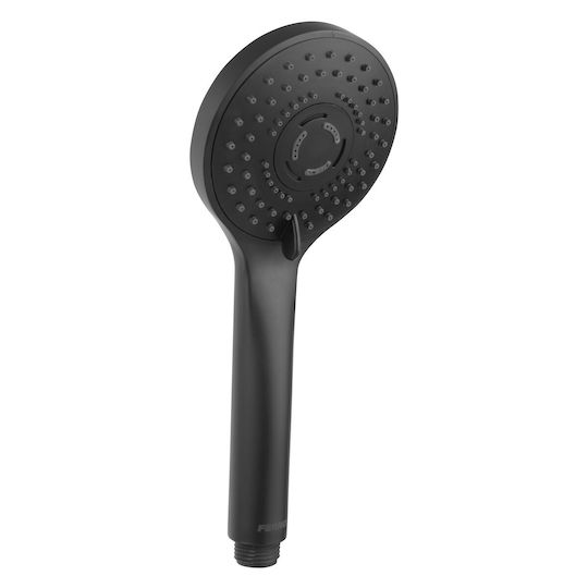 Ferro Cortina Handheld Showerhead with Flow Pause Switch Black