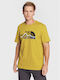 T-shirt Κίτρινο
