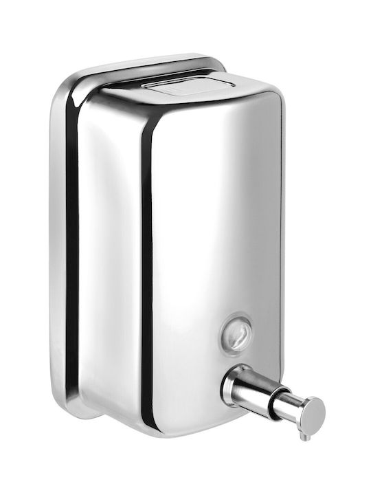 Ferro Grace Wall Mounted Metallic Dispenser Silver