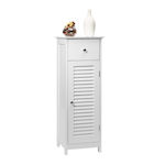 Bakaji Bathroom Cabinet L32xD30xH87cm White