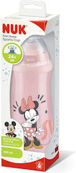 Nuk Sports Cup Minnie Educational Sippy Cup Plastic Pink for 24m+m+ 450ml