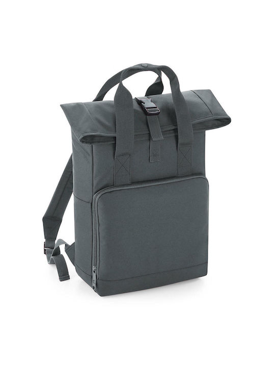 BagBase Twin Handle Roll-Top BG118 Men's Fabric Backpack Graphite Grey 14lt