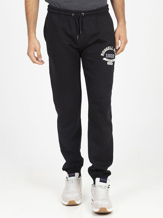 Russell Athletic Jogginghose mit Gummizug Schwarz