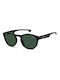 Carrera Men's Sunglasses with Black Plastic Frame and Green Polarized Lens