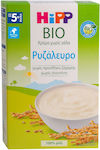 Hipp Baby Cream Bio Ρυζάλευρο Χωρίς Γάλα Gluten-Free for 5m+ 200gr